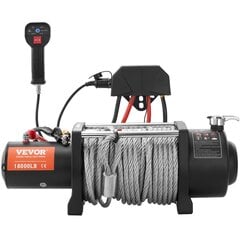 Elektrivints Vevor 8154 kg/18000 LBS, 12V hind ja info | Turvasüsteemid ja 12V seadmed | kaup24.ee