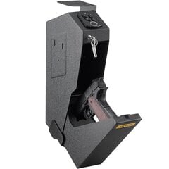 Оружейный сейф 7,3x19x35,5 см, черный цена и информация | Сейфы | kaup24.ee
