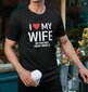 T-särk meestele Manfinity Homme I Love My Wife Printiga цена и информация |  Originaalsed T-särgid | kaup24.ee