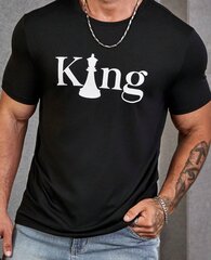 Мужская футболка с графическим рисунком King цена и информация | Оригинальные футболки | kaup24.ee