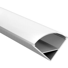 Угловой анодированный алюминиевый профиль для светодиодной ленты Visional, 2м x 15,8мм x 15,8мм, комплект из 2 шт. цена и информация | Светодиодные ленты | kaup24.ee