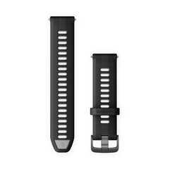 Garmin Forerunner 965 ремешок для часов, черный/серый, 22 мм цена и информация | Аксессуары для смарт-часов и браслетов | kaup24.ee