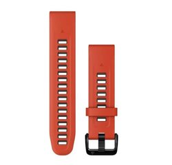 Garmin QuickFit 20 mm kellarihm, Tulipunane / grafiithall hind ja info | Nutikellade ja nutivõrude tarvikud | kaup24.ee