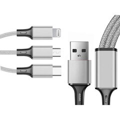 Type-C 3in1 USB 06278_Z Ł цена и информация | Зарядные устройства для телефонов | kaup24.ee