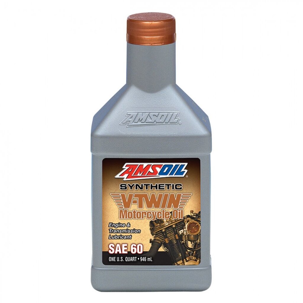 Amsoil Synthetic V-Twin SAE 60 Motorcycle Oil 0.946ml (MCSQT) hind ja info | Mootorrataste mootoriõlid | kaup24.ee