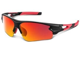 Поляризованные спортивные солнцезащитные очки для мужчин R10 красный цена и информация | Спортивные очки | kaup24.ee