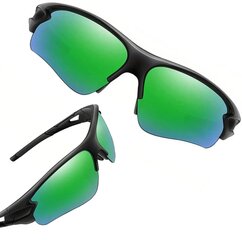 Поляризованные спортивные солнцезащитные очки для мужчин S10 зеленые цена и информация | Спортивные очки | kaup24.ee