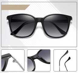 Солнцезащитные очки с поляризацией для женщин E22 серые цена и информация | Винтажные очки в стиле кота, hgjkhkll, черные, 1шт | kaup24.ee