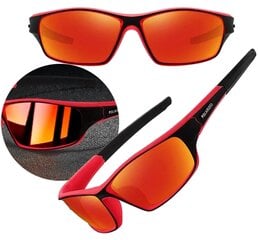 Поляризованные спортивные солнцезащитные очки для мужчин H25 красный цена и информация | Спортивные очки | kaup24.ee