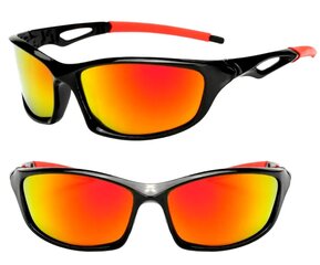 Поляризованные спортивные солнцезащитные очки для мужчин O83 красный цена и информация | Спортивные очки | kaup24.ee