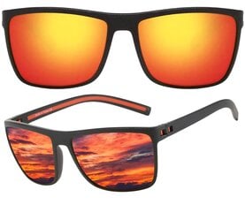 Поляризованные спортивные солнцезащитные очки для мужчин G55, красный цена и информация | Солнцезащитные очки для мужчин | kaup24.ee