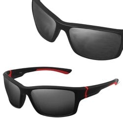 Поляризованные спортивные солнцезащитные очки для мужчин N43 черный цена и информация | Спортивные очки | kaup24.ee