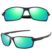 Поляризованные спортивные солнцезащитные очки для мужчин T33 зеленые цена и информация | Спортивные очки | kaup24.ee