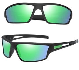 Поляризованные спортивные солнцезащитные очки для мужчин M17 зеленые цена и информация | Спортивные очки | kaup24.ee