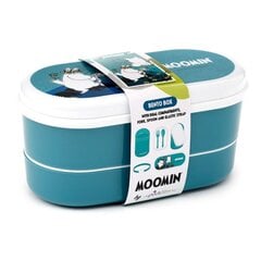 Lõunakarp koos söögiriistadega Muumi Bento Box hind ja info | Toidu säilitusnõud | kaup24.ee