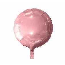 Воздушный шар Круг, светло-розовый, 45 см цена и информация | Шарики | kaup24.ee