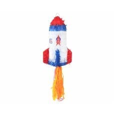 Пиньята Ракета, размер 40x27x27 см цена и информация | Праздничные декорации | kaup24.ee