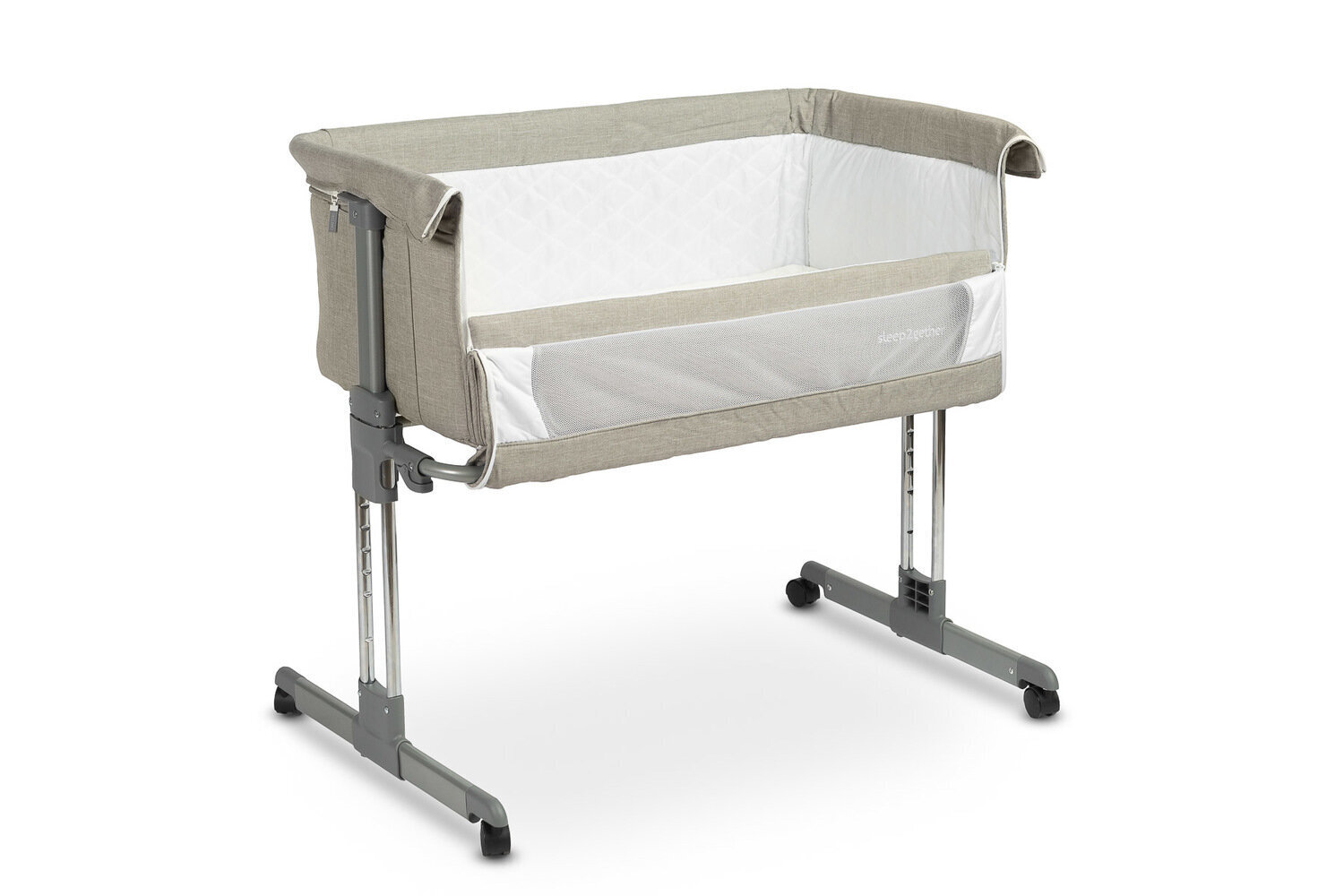 Beebivoodi Caretero Sleep2gether, Grey hind ja info | Reisivoodid, mänguaedikud | kaup24.ee