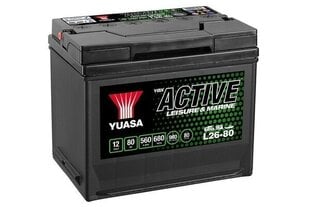 Аккумулятор Yuasa Leisure deep cycle g 80 Ач 12В цена и информация | Аккумуляторы | kaup24.ee