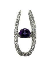 Stella jewelry roodiumhõbedast ripats naistele sünteetiliste kividega, 0P01887V hind ja info | Kaelakeed | kaup24.ee