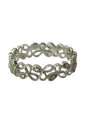 Stella jewelry roodiumiga kaetud hõbedast sõrmus naistele sünteetiliste kividega, ML13320A hind ja info | Sõrmused | kaup24.ee