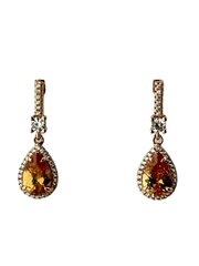 Stella jewelry kullatud hõbedast kõrvarõngad naistele sünteetiliste kividega, 0E02870B hind ja info | Kõrvarõngad | kaup24.ee