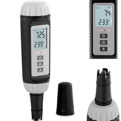 Кислотный измеритель температуры жидкости, pH-тестер, электронный ЖК-дисплей 0-14 0-60C цена и информация | Измерители (температура, влажность, pH) | kaup24.ee