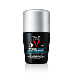 VICHY antipersperants INVISIBLE roll-on 72 h 50ml vīriešiem цена и информация | Дезодоранты | kaup24.ee