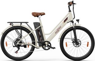 Электровелосипед OneSport OT18, 26", бежевый, 250Вт, 14,4Ач цена и информация | Электровелосипеды | kaup24.ee