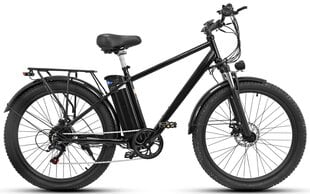 Электровелосипед OneSport OT13, 26", черный, 350Вт, 15Ач цена и информация | Электровелосипеды | kaup24.ee
