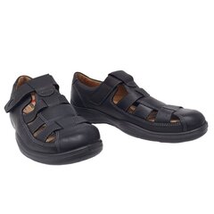 Мужская летняя повседневная обувь Jomos, чёрная цена и информация | Мужские ботинки | kaup24.ee