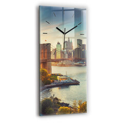 Seinakell New York Manhattanil, 30x60 cm цена и информация | Часы | kaup24.ee