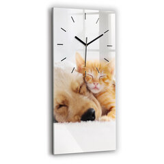 Seinakell Unine kass ja koer, 30x60 cm цена и информация | Часы | kaup24.ee