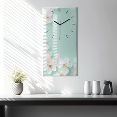 Seinakell Õunaõie lilled, 30x60 cm цена и информация | Часы | kaup24.ee