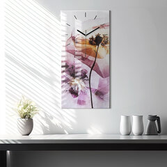 Seinakell Kuivad lilled, 30x60 cm цена и информация | Часы | kaup24.ee