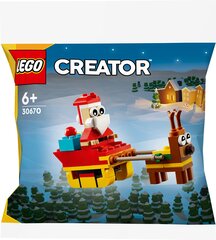 30670 Lego® Creator Jõuluvana saanisõit цена и информация | Конструкторы и кубики | kaup24.ee