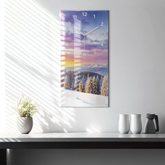 Seinakell Talvine mägimaastik, 30x60 cm цена и информация | Часы | kaup24.ee