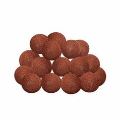 Cottonbals LED-tuled, 16 tuld, oranž hind ja info | Sisustuselemendid | kaup24.ee