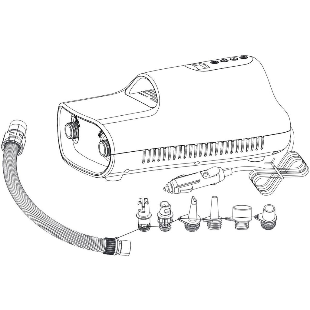 Elektripump SUP-laudadele, 12v цена и информация | Aiapumbad | kaup24.ee