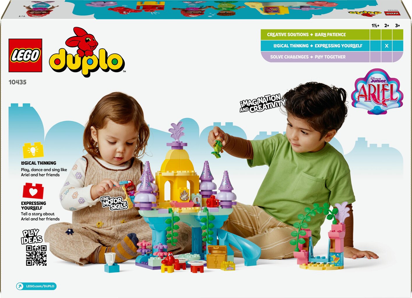 10435 Lego® Duplo Maagiline Arieli veealune palee цена и информация | Klotsid ja konstruktorid | kaup24.ee