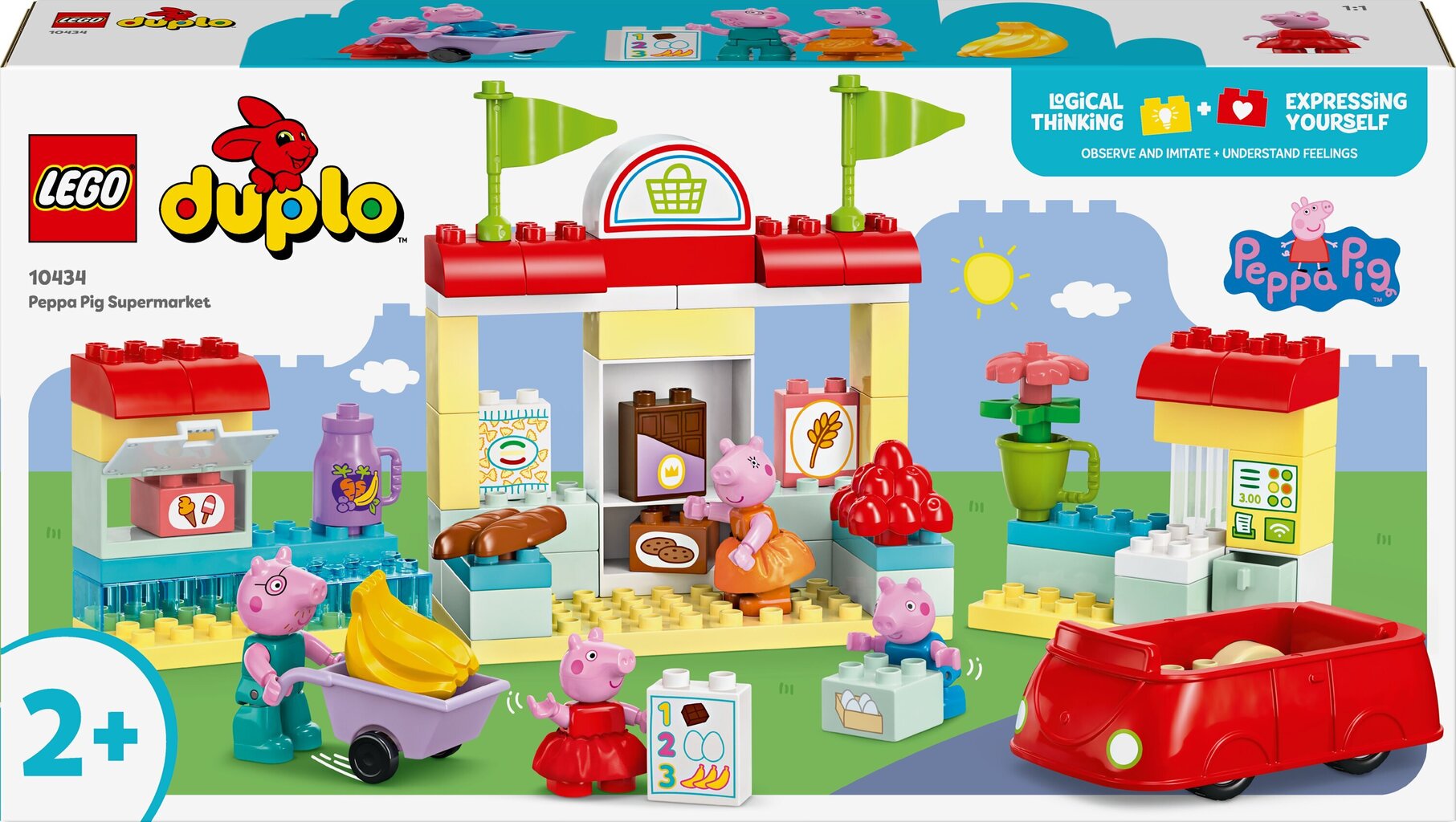 10434 Lego® Duplo Põrsas Peppa supermarket hind ja info | Klotsid ja konstruktorid | kaup24.ee