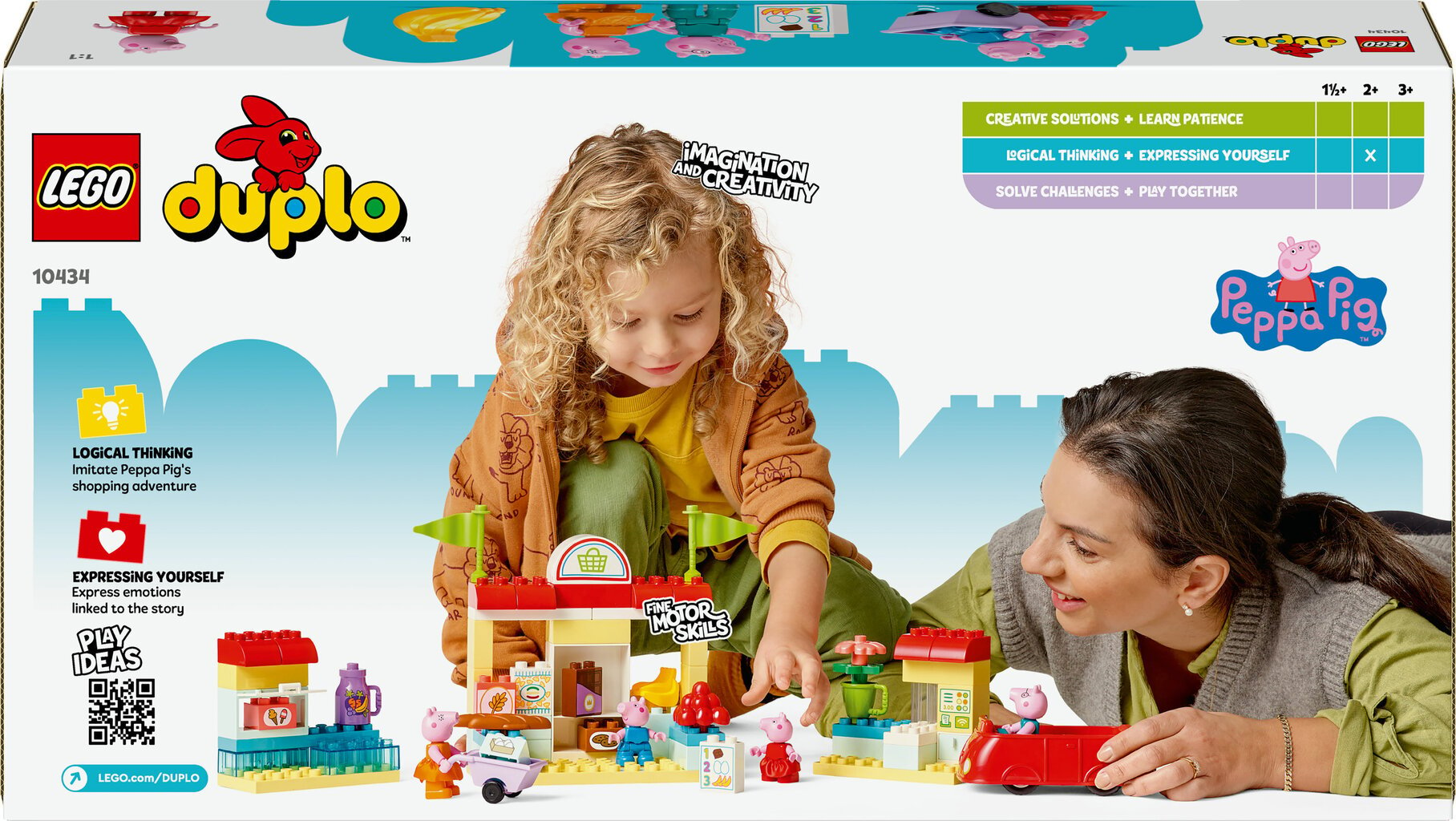 10434 Lego® Duplo Põrsas Peppa supermarket hind ja info | Klotsid ja konstruktorid | kaup24.ee