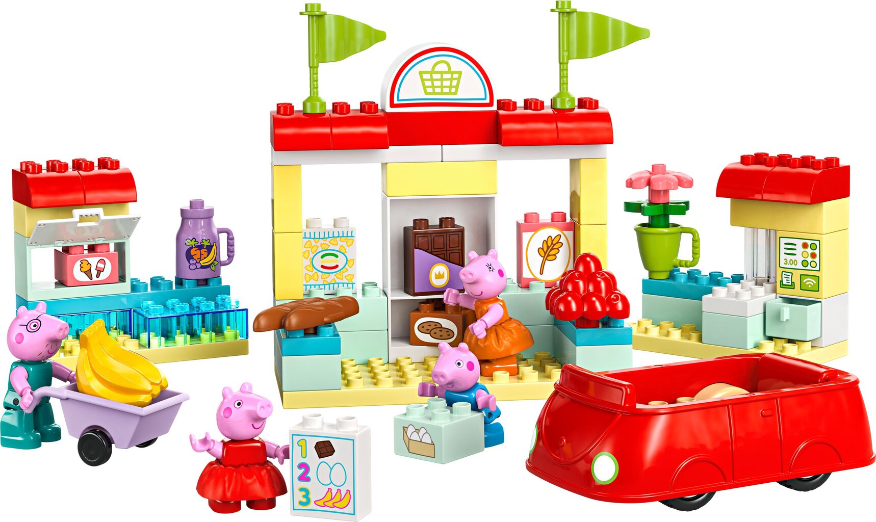 10434 Lego® Duplo Põrsas Peppa supermarket hind ja info | Klotsid ja konstruktorid | kaup24.ee