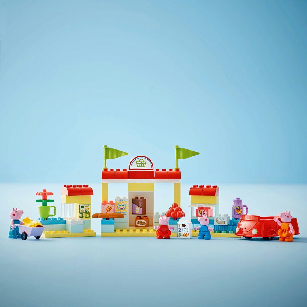 10434 Lego® Duplo Põrsas Peppa supermarket hind ja info | Klotsid ja konstruktorid | kaup24.ee