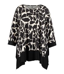 Z-One женская блузка POLINA Z1*01, черный/бежевый 4068696083208 цена и информация | Женские блузки, рубашки | kaup24.ee