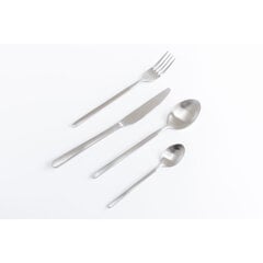 Söögiriistade komplekt Cutlery Gloria Matt Silver, 16 tk hind ja info | Söögiriistad | kaup24.ee