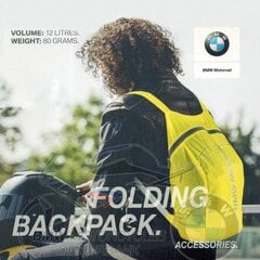 Складной рюкзак BMW Motorrad Ride, 12 л, жёлтый цена и информация | Велорюкзаки | kaup24.ee