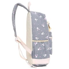 Набор из 3 рюкзаков для девочек, серый цена и информация | Школьные рюкзаки, спортивные сумки | kaup24.ee