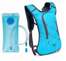 Спортивный водонепроницаемый рюкзак для гидратации, 2 л, синий цена и информация | Велорюкзаки | kaup24.ee