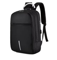 Водонепроницаемый рюкзак для ноутбука 15,6 дюймов, черный цена и информация | Рюкзаки, сумки, чехлы для компьютеров | kaup24.ee